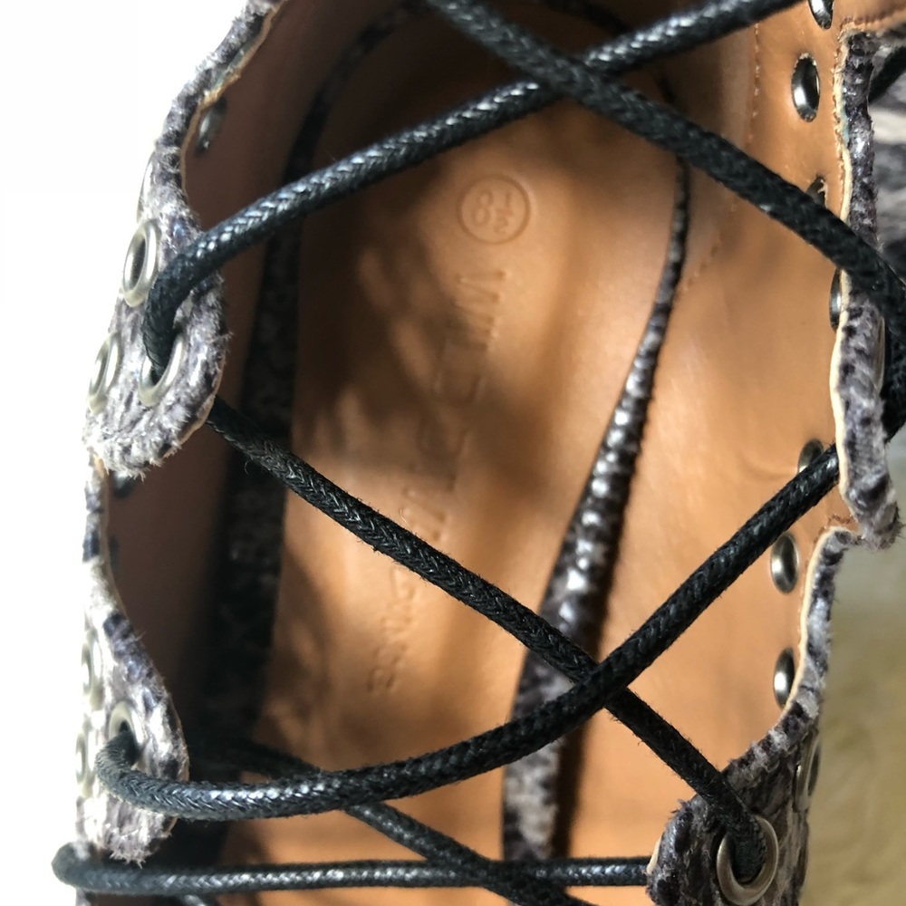 Wild Diva NWOB Snakeskin Gladiator Sexy Pumps - Picture 7 of 7